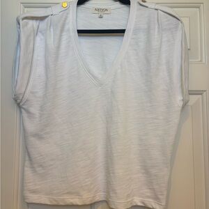 White Women's Muscle Tee
